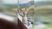 女生初夏到景德镇旅游，走时买了这么多陶瓷摆件，网友：没有人可以空手走出景德镇