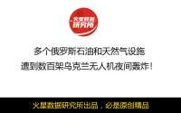 多个俄罗斯石油和天然气设施，遭到数百架乌克兰无人机夜间轰炸！