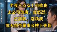凌晨三点上司催我加班,果断回绝已然离职,次日携董事长在楼下堵我