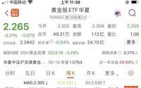 ETF江湖“变天”：黄金概念回调近50％，芯片半导体最高涨一倍，谁在调仓谁在割肉？