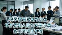 45岁遭裁员被劝让位，拿补偿走人后公司丢大单，全公司彻底炸锅