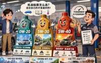 机油粘度0W-20、5W-30、5W-40怎么选？不同车型差别很大