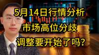 5月14日行情分析，市场高位分歧，调整要开始了么？