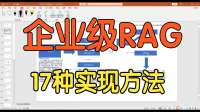 【RAG 的17种方法全集】切片优化 + 动态切片 + Query 处理 + 检索进阶！大模型rag