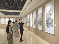 西安洛阳书画交流展走进西安