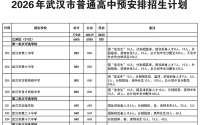 武汉市分配生出炉！汉阳一中名额奓山中学41人，莲花湖中学56人，幸福路中学134人